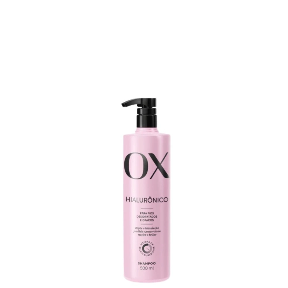 Shampoo Ox Cosméticos Hialurônico Frasco 500ml