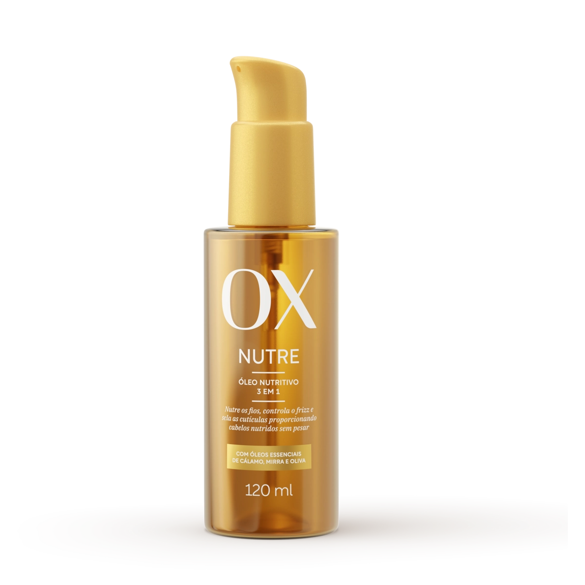 óleo Nutritivo Ox Cosméticos Nutre Frasco 120ml Pump