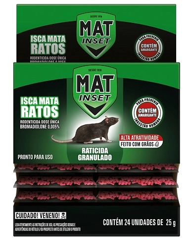 Isca Mat Inset 25g Mata Ratos