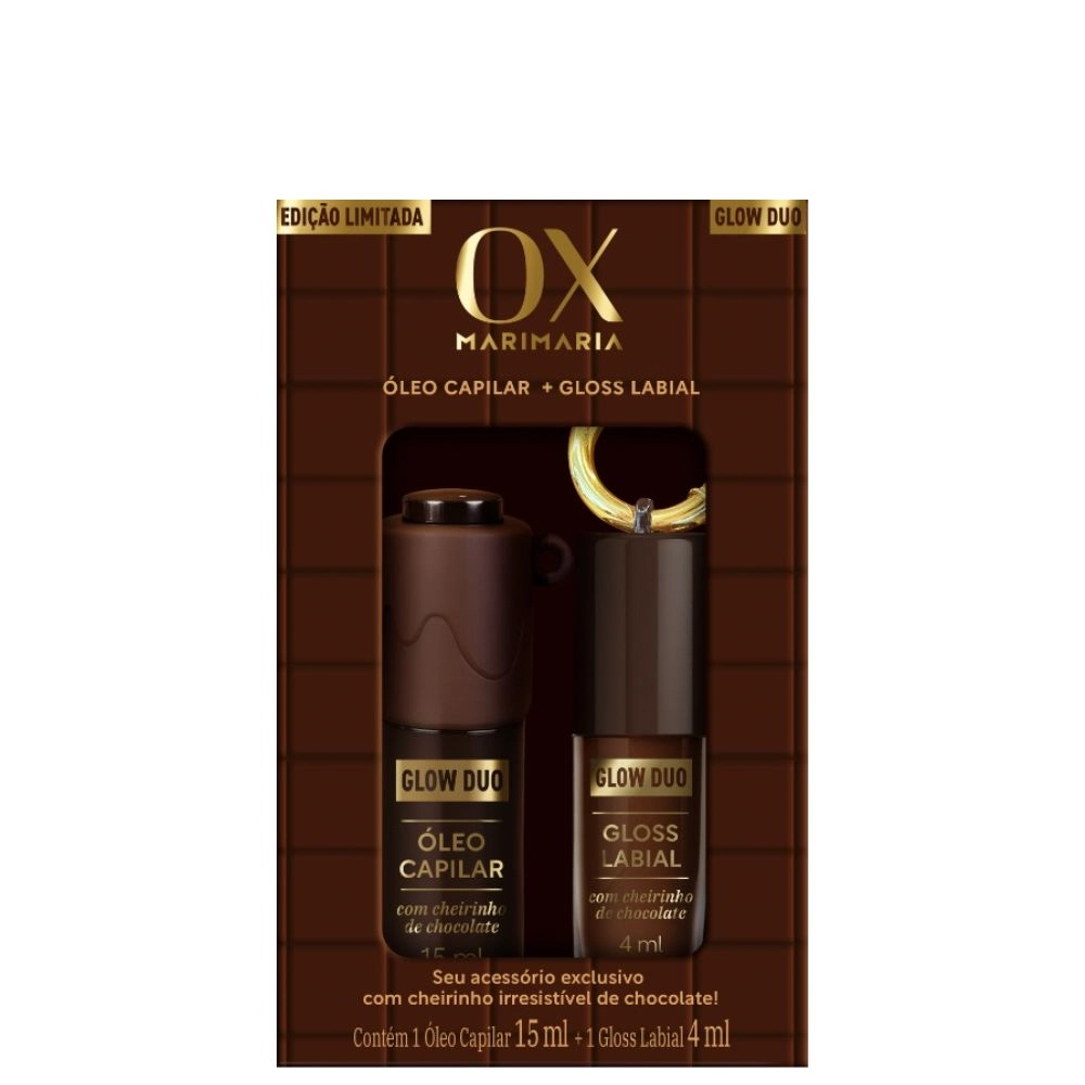 Kit Ox óleo 15ml Gloss Chocolate