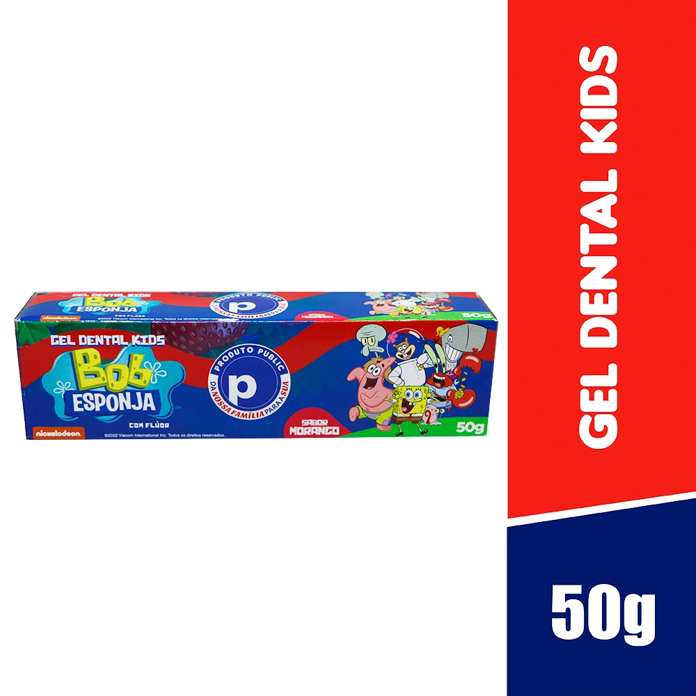 Gel Dent Public Kids 50g Morango