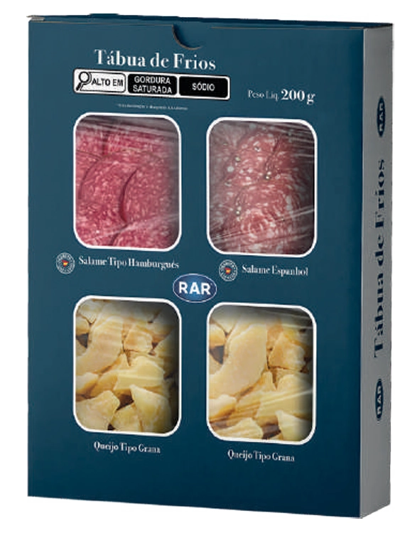 Tabua Frios C/ Queijo Rar 200g Salame E Queijo