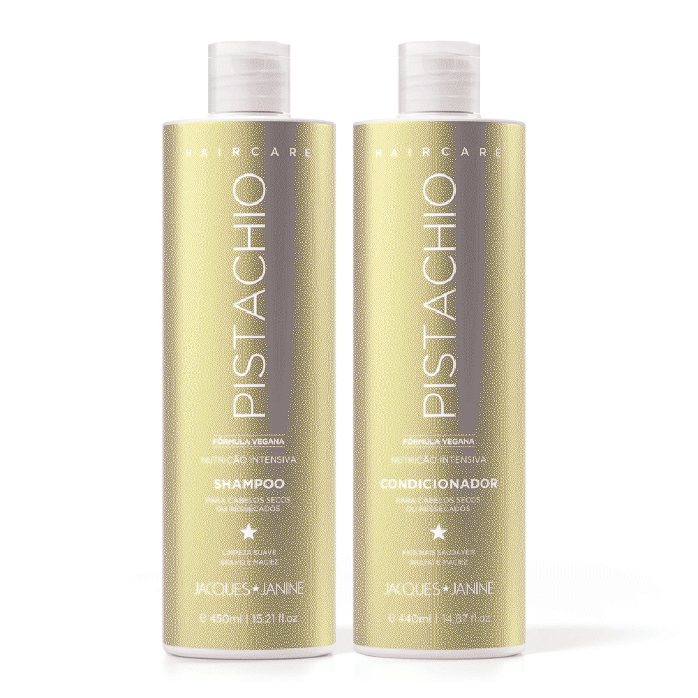 Kit Jacques Janine Sh 450ml Cond 440ml Haircare Pistachio 1un
