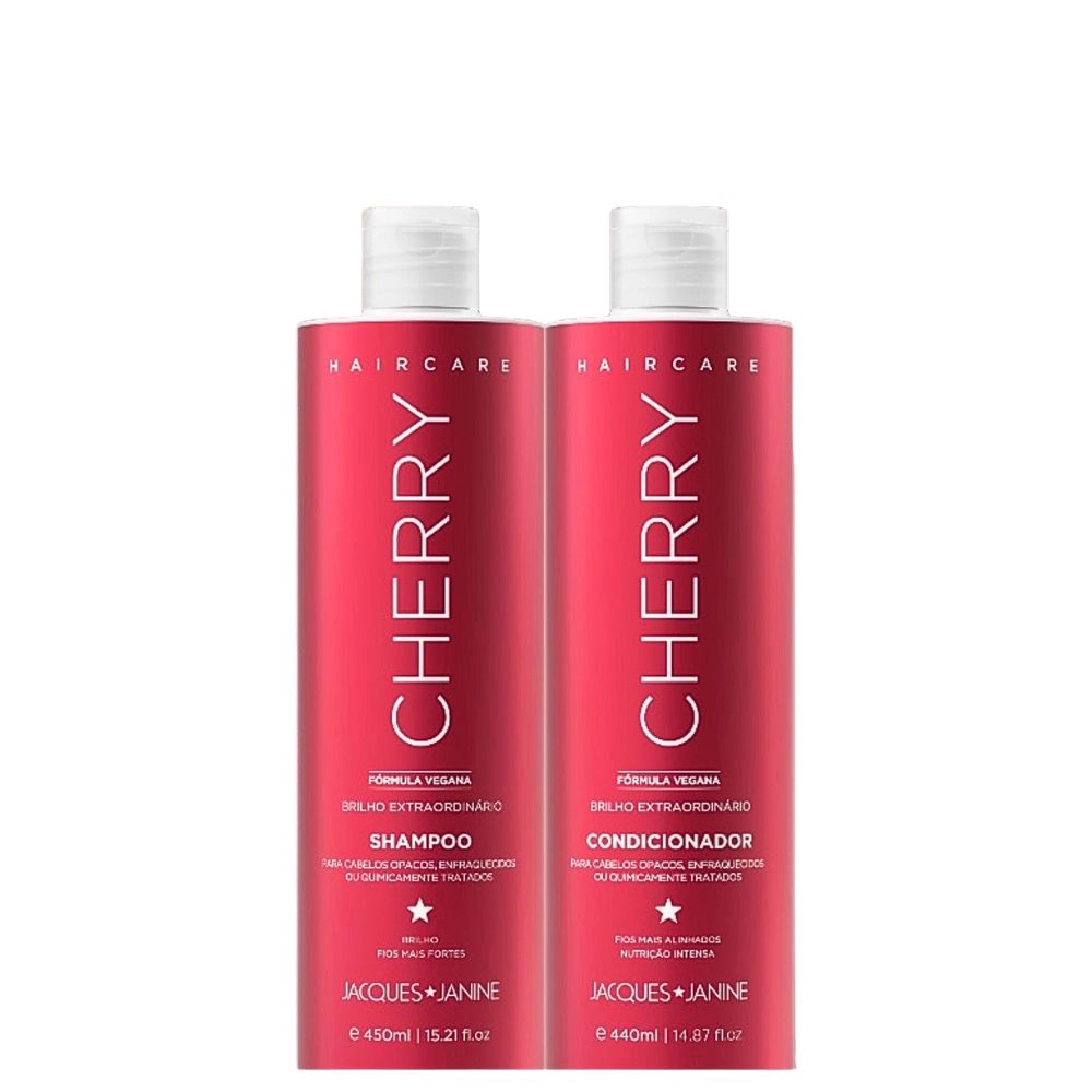 Kit Jacques Janine Sh 450ml Cond 440ml Haircare Cherry 1un