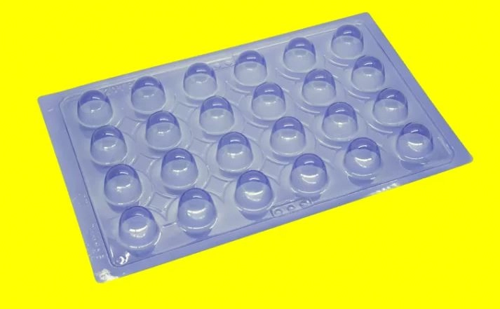 Forma Silicone Bombom Profissional 24 Cav 35x24mm