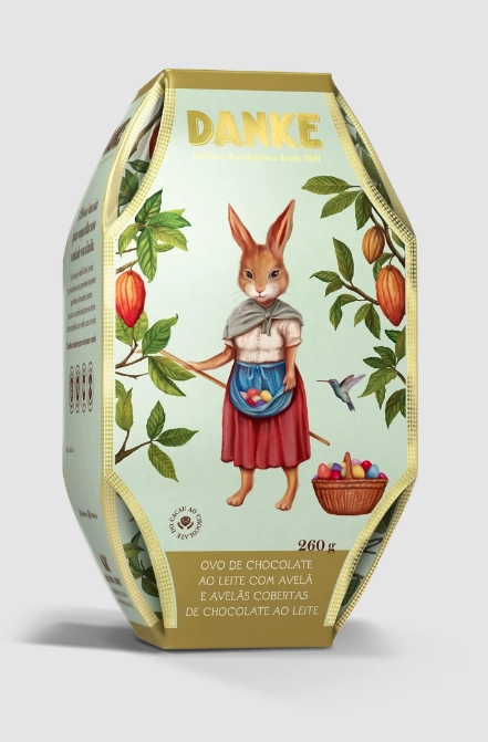 Ovo Danke 260g Ao Leite Crocante
