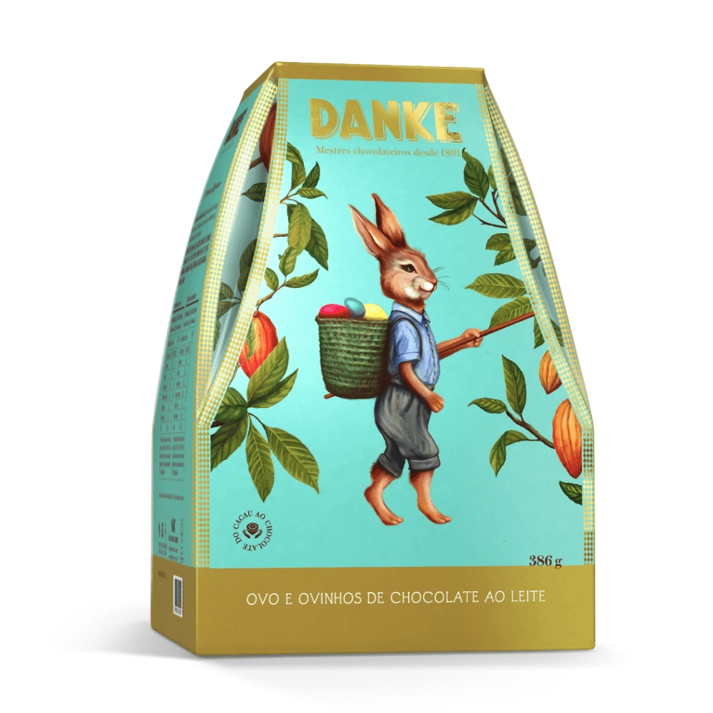 Ovo Danke 386g Ao Leite C/brinquedo