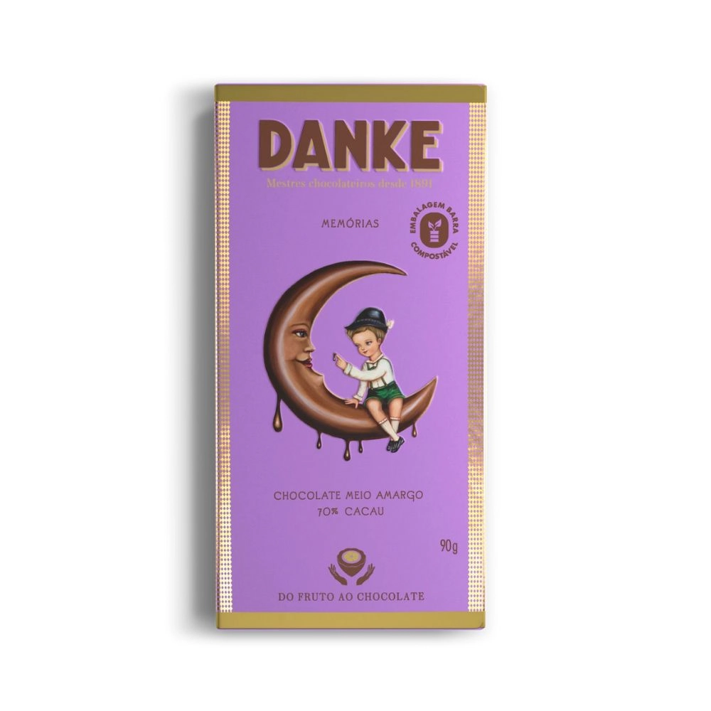 Choc.danke Flow 90g 70 Cacau
