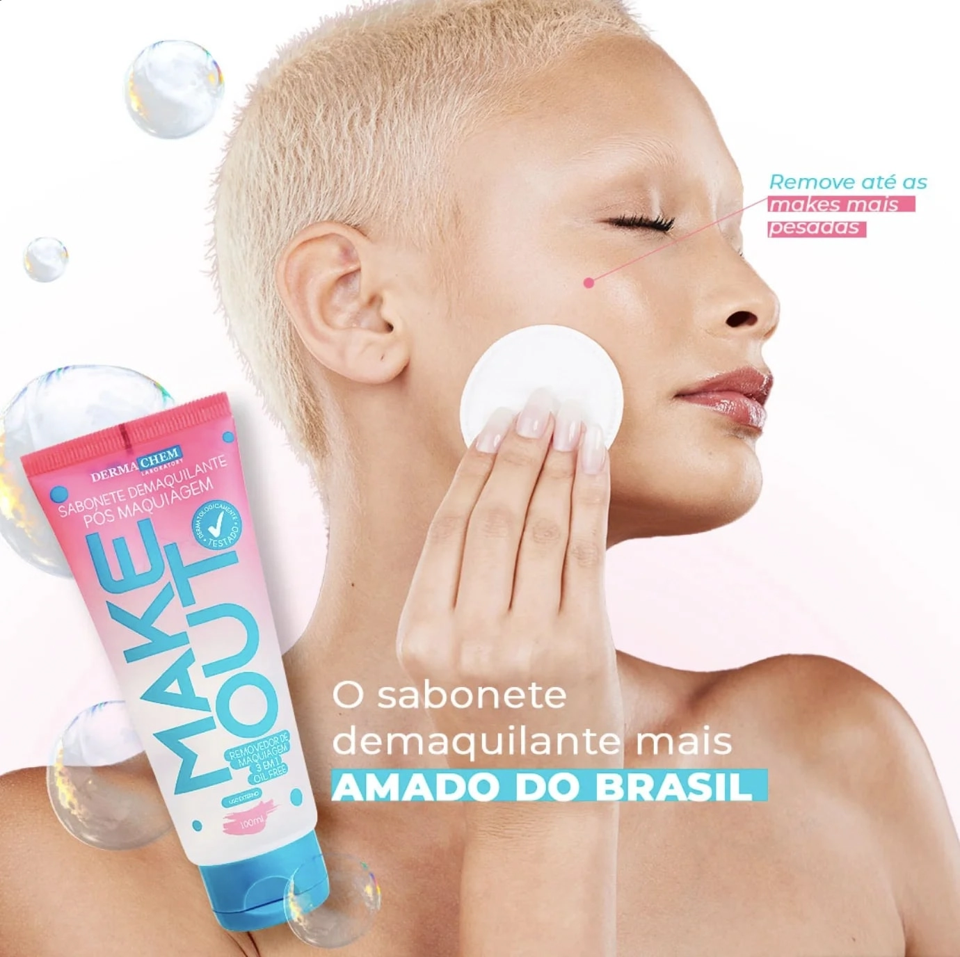 Sabonete Demaquilante Dermachen Make Out 100ml
