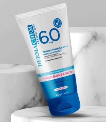 Protetor Solar Facial Fps60 Dermachem 40gr