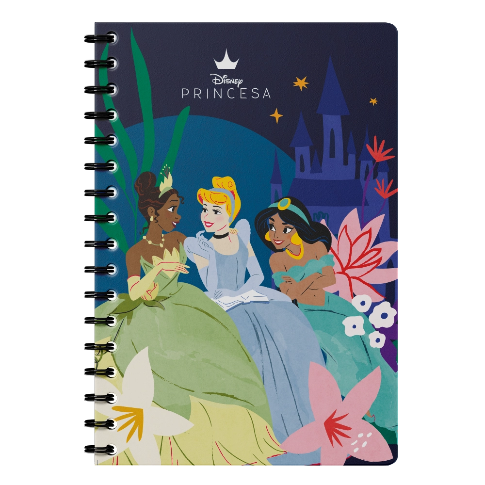 Caderno Singular A5 80 Folhas Princesas
