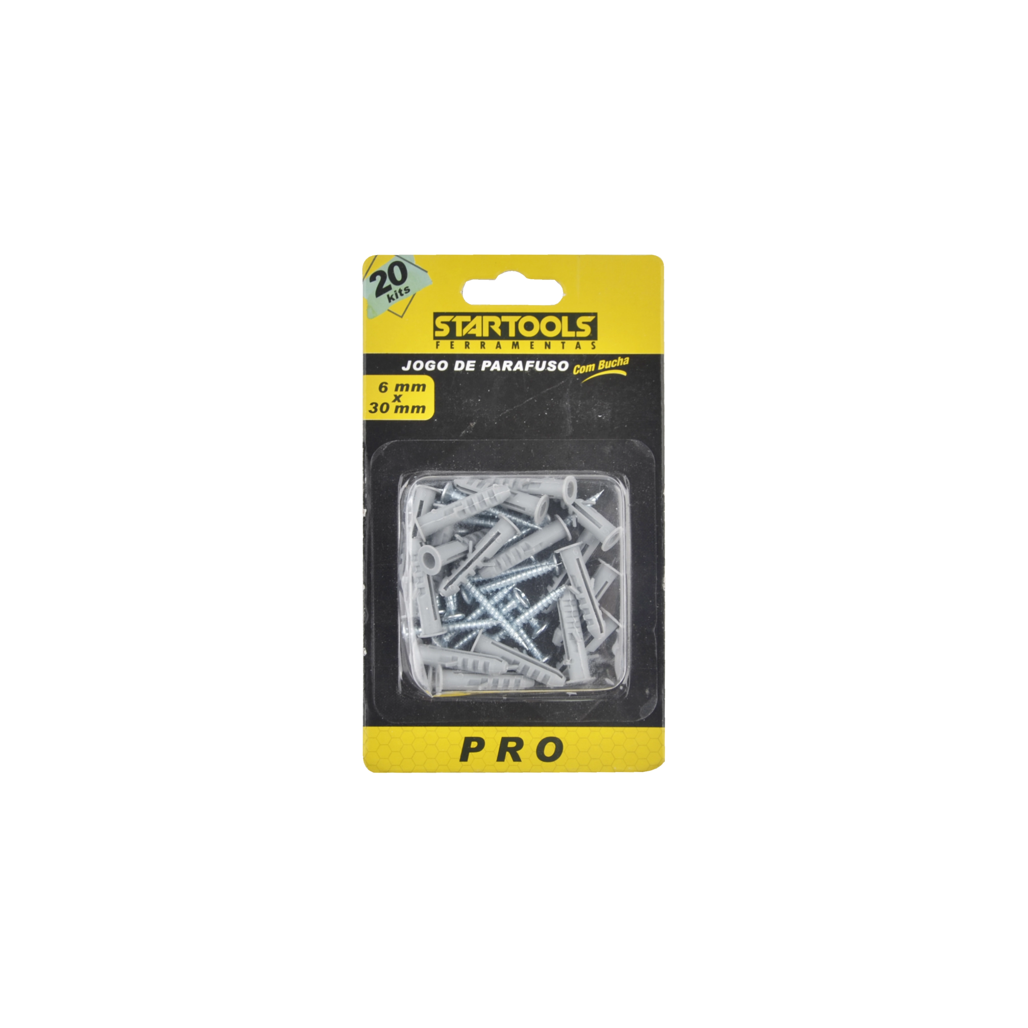 Jogo De Parafuso Startols 6x30mm C/bucha