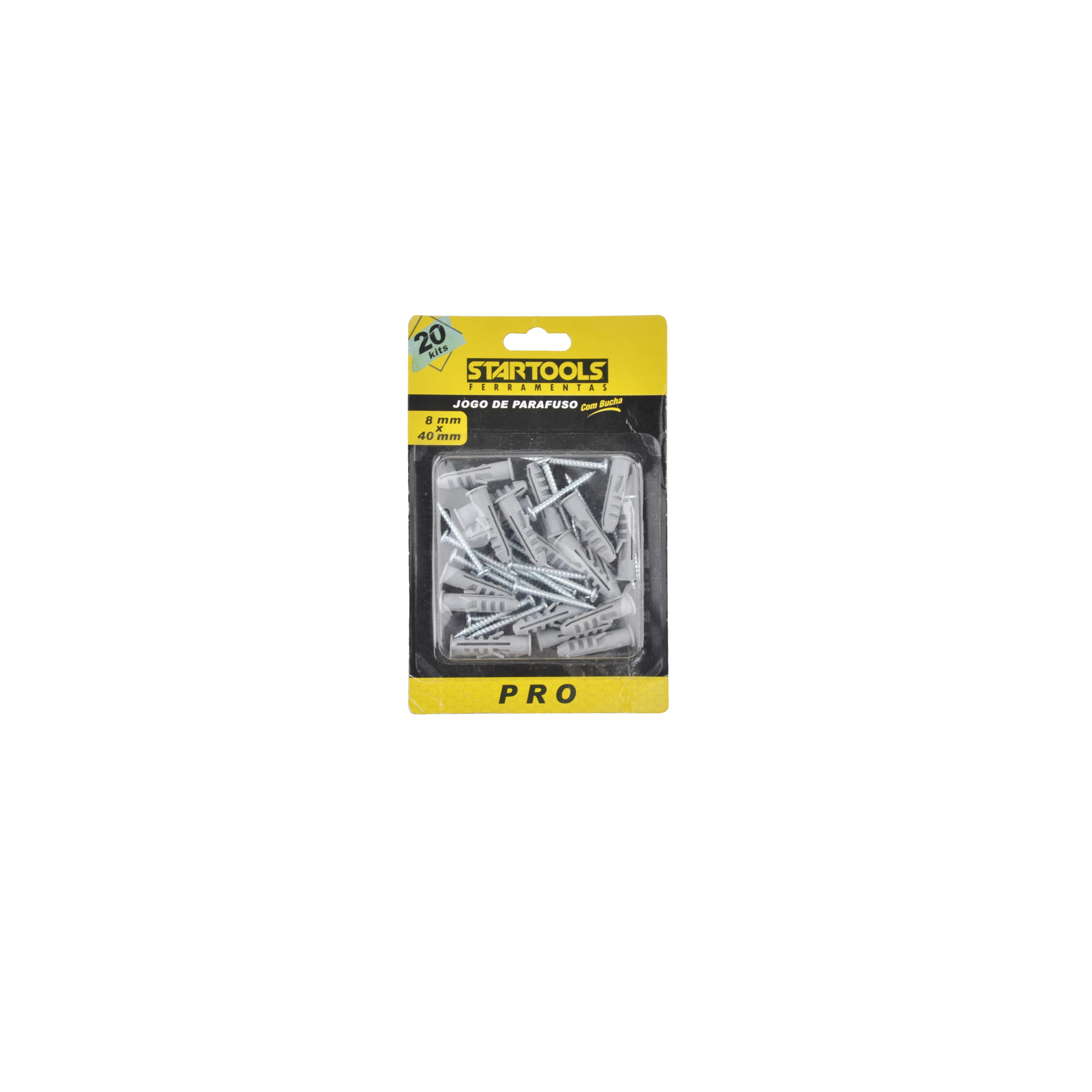 Jogo De Parafuso Startols 8x40mm C/bucha