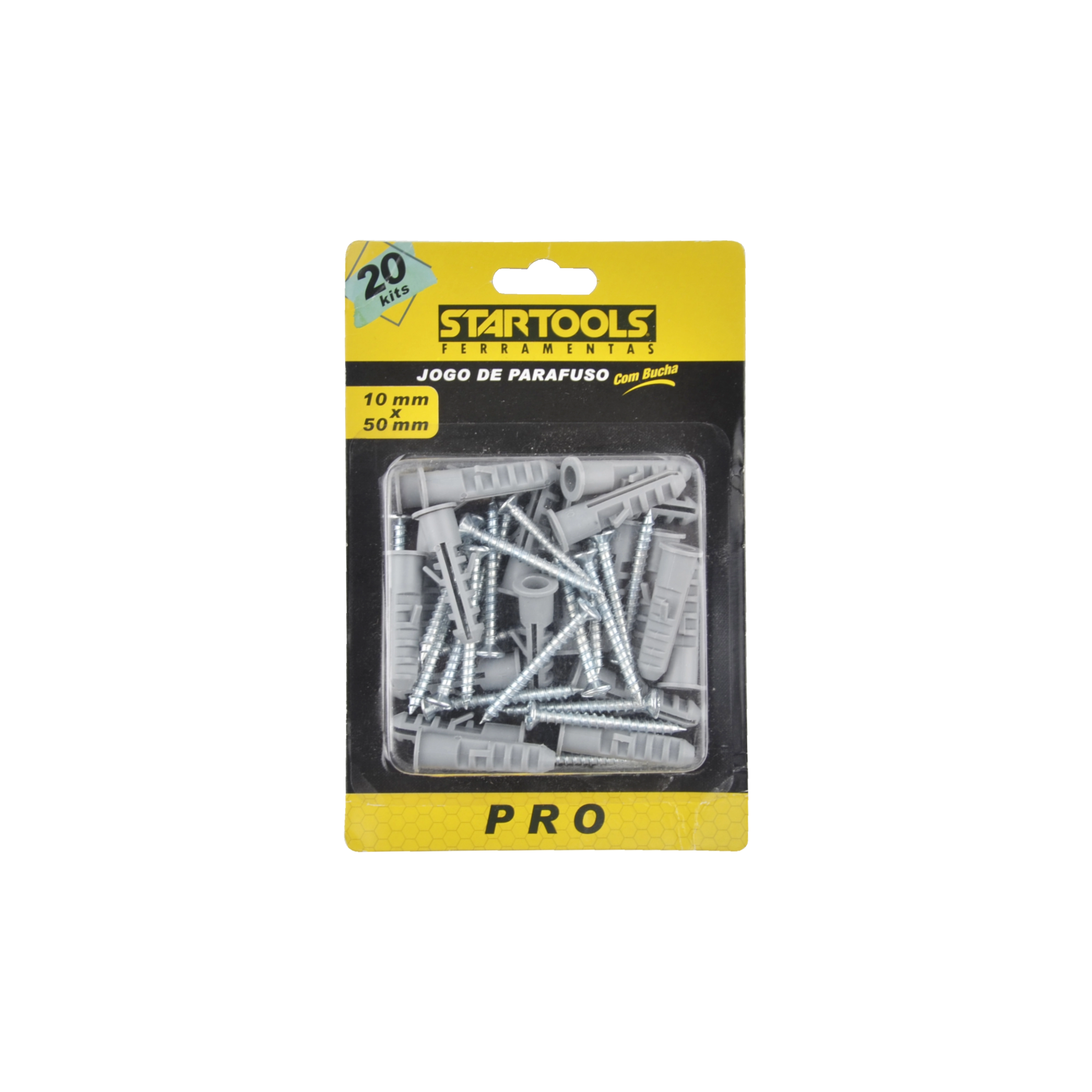 Jogo De Parafuso Startols 10x50mm C/bucha