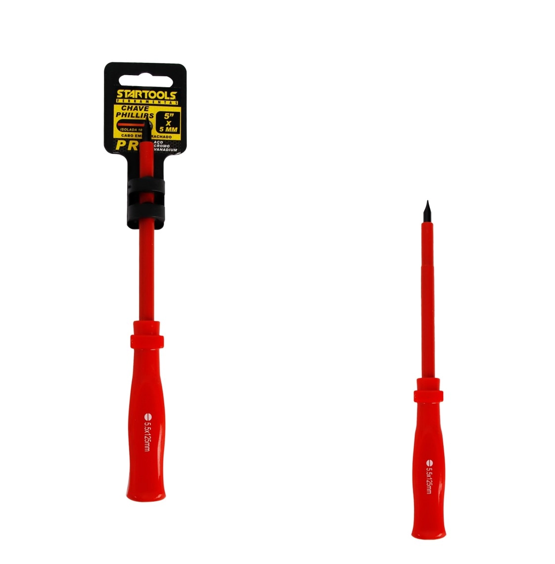 Chave Fenda Isolada Vermelha Ar0439 Startools