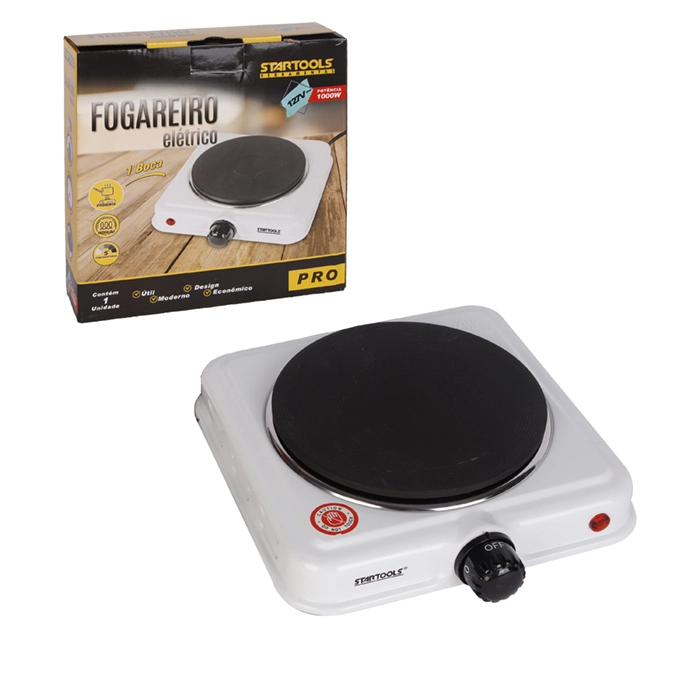 Fogareiro Eletrico 1 Boca 110v 1000w Ar0543 Startools
