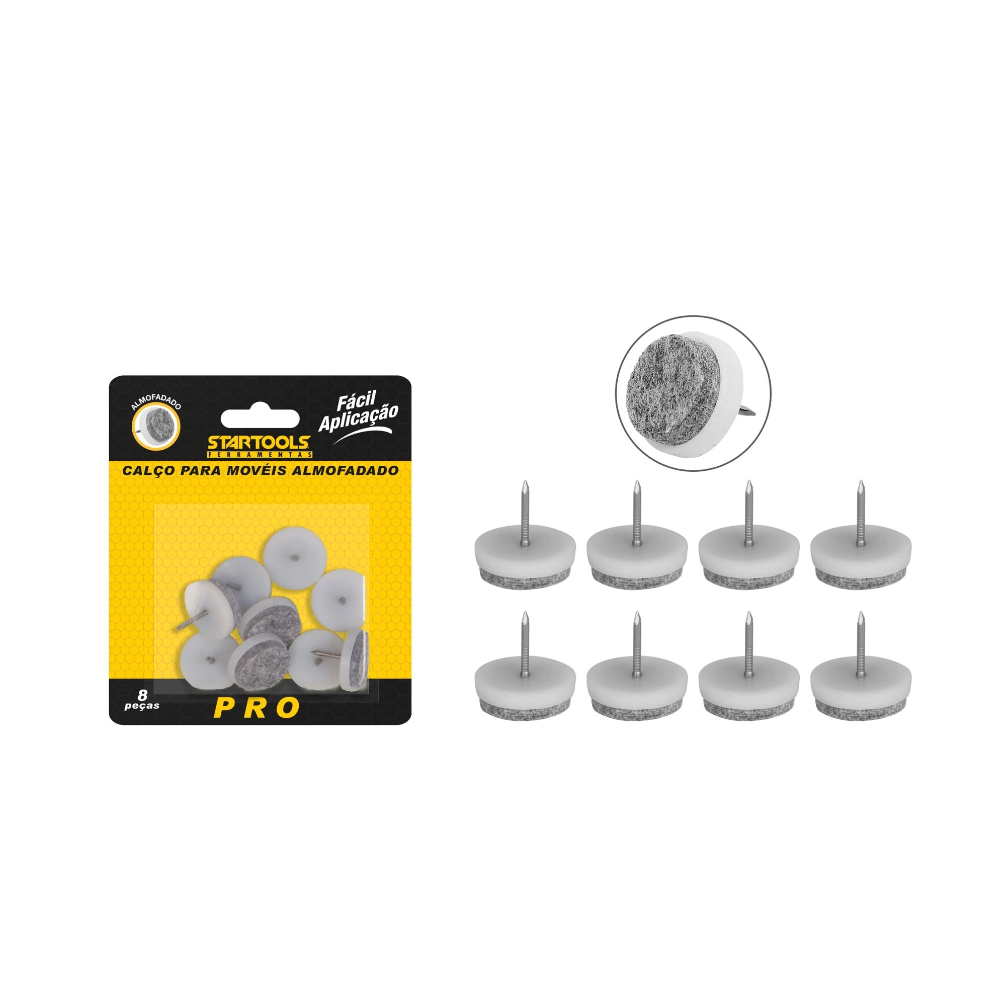 Calco Moveis Almofadado 24mm 8pcs Ar0595 Startools