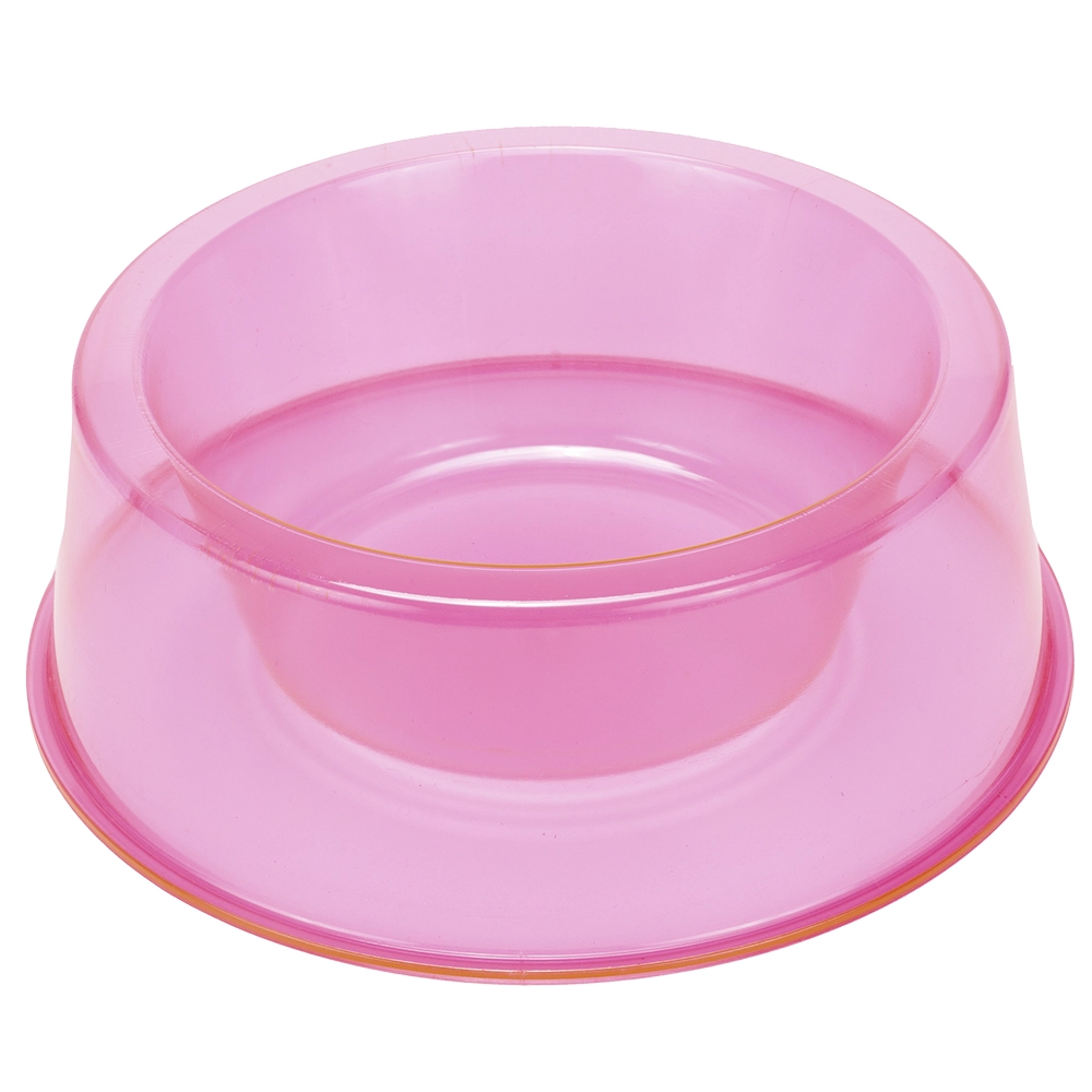 Comedouro Pet Toys Gato Rosa Transparente 160 Ml