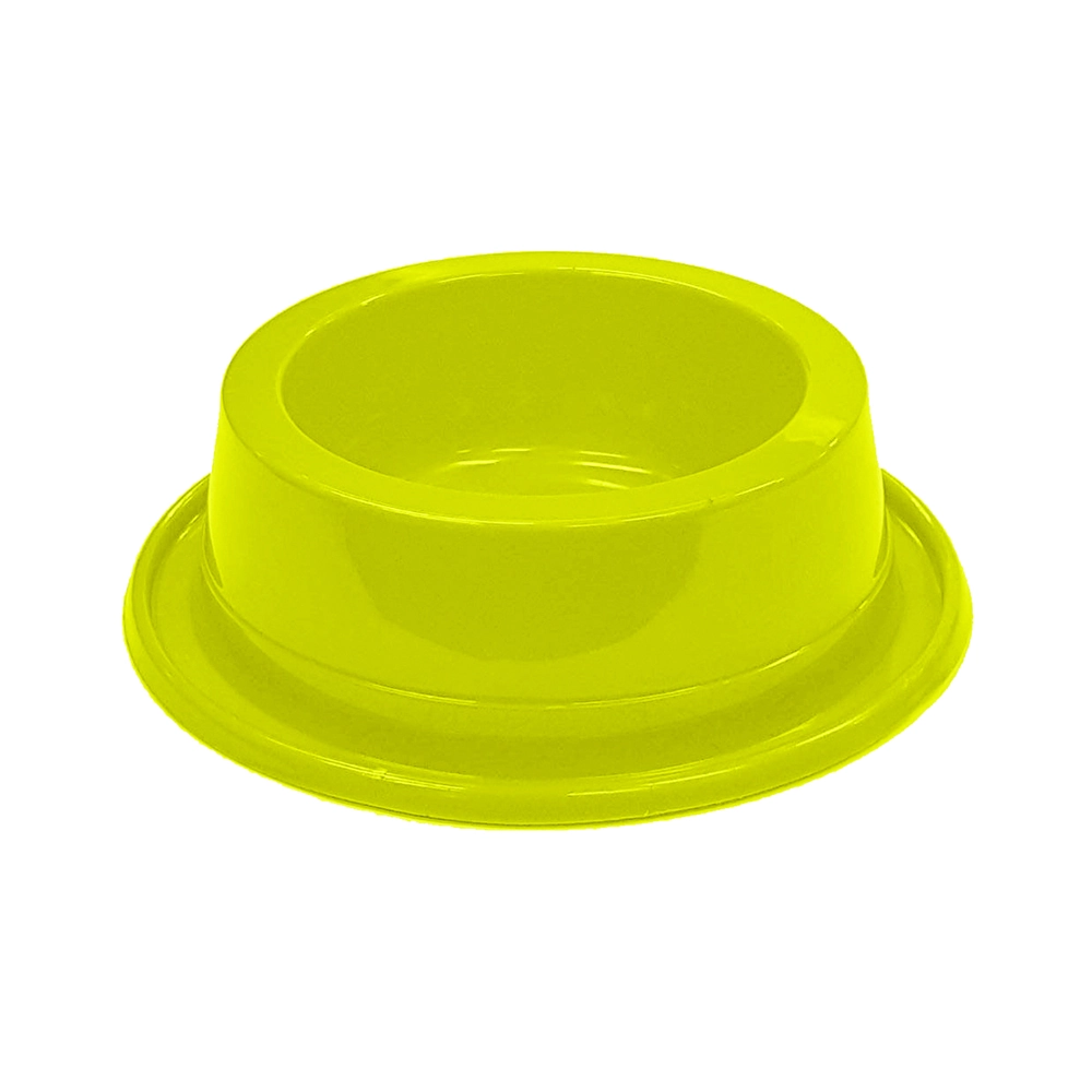 Comedouro Medio Antiformiga 1000 Ml Amarelo Neon