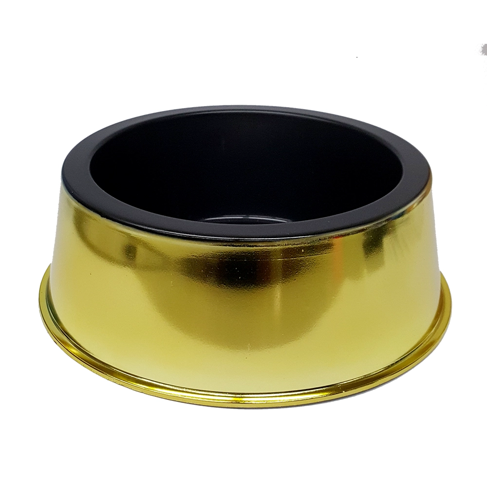 Comedouro Pet Toys Filhote Simples Ouro Prime 300 Ml