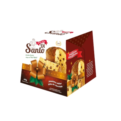 Panettone Di Santo 400g Gotas Chocolate