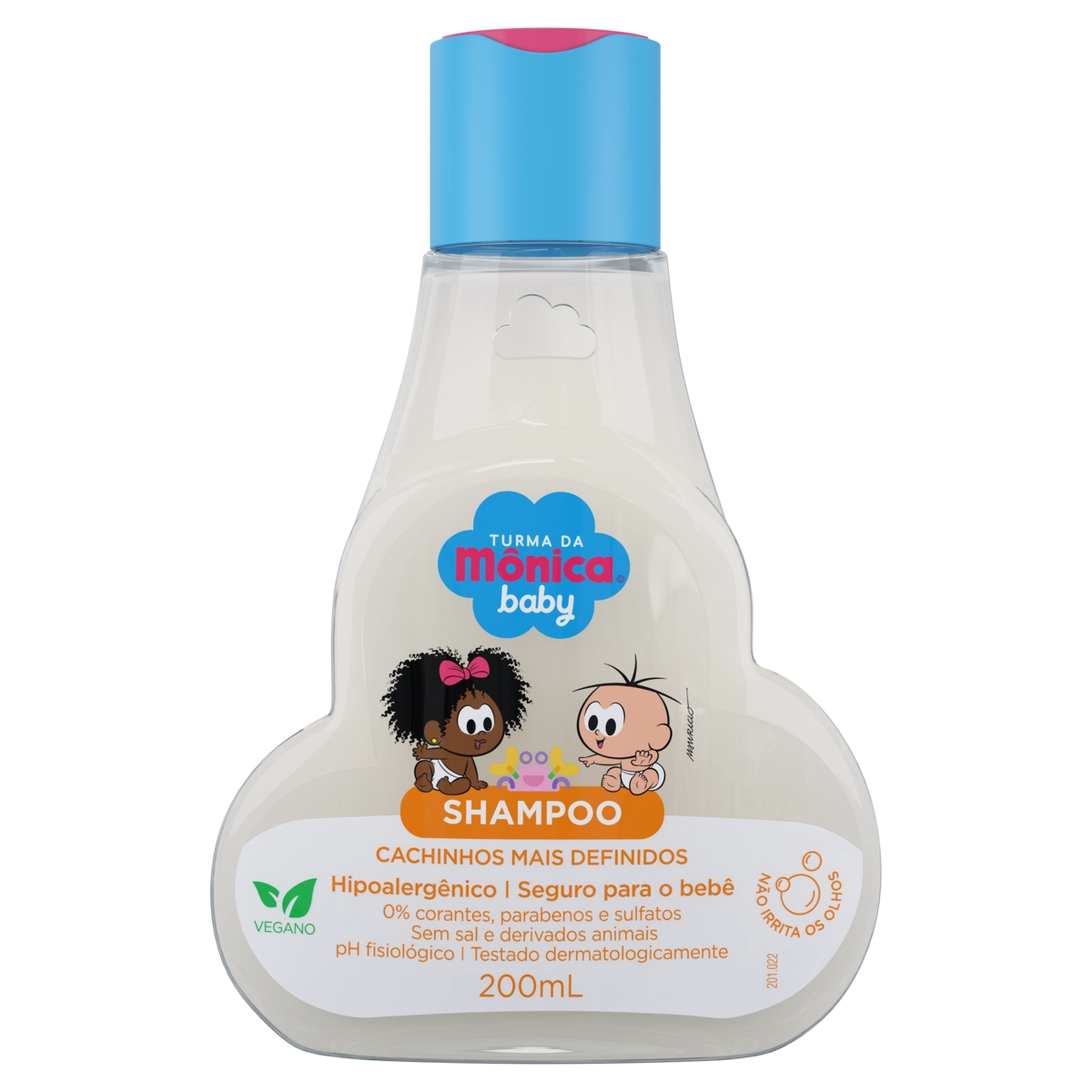 Shampoo Turma Da Mônica Baby Cachinhos Mais Definidos Frasco 200ml