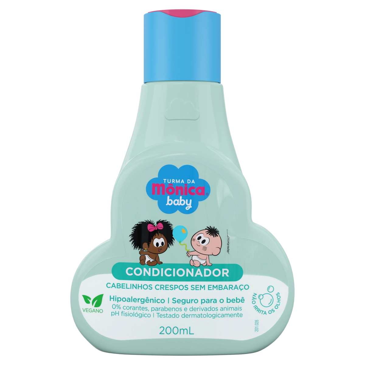 Condicionador Turma Da Mônica Baby Cabelinhos Crespos Sem Embaraço Frasco 200ml