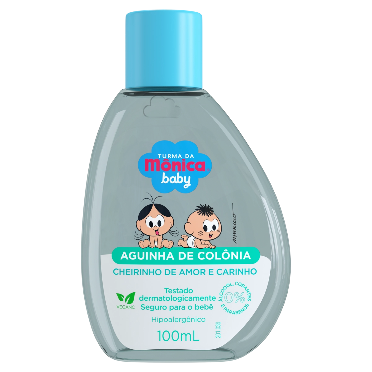 água De Colônia Cheirinho De Amor E Carinho Turma Da Mônica Baby Frasco 100ml