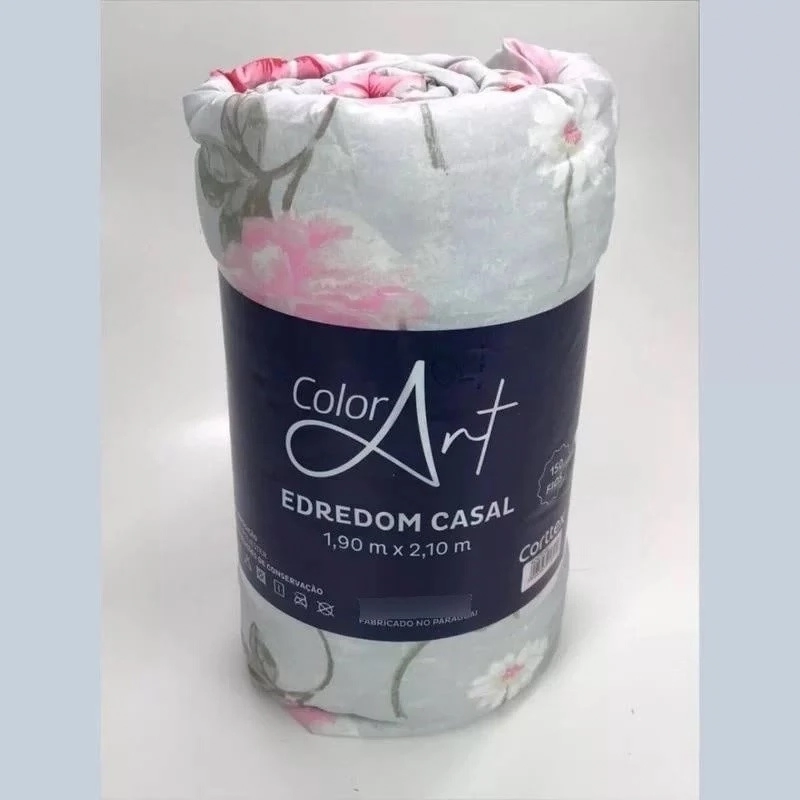 Edredom Casal 190x210 Est Sort Color Art Corttex