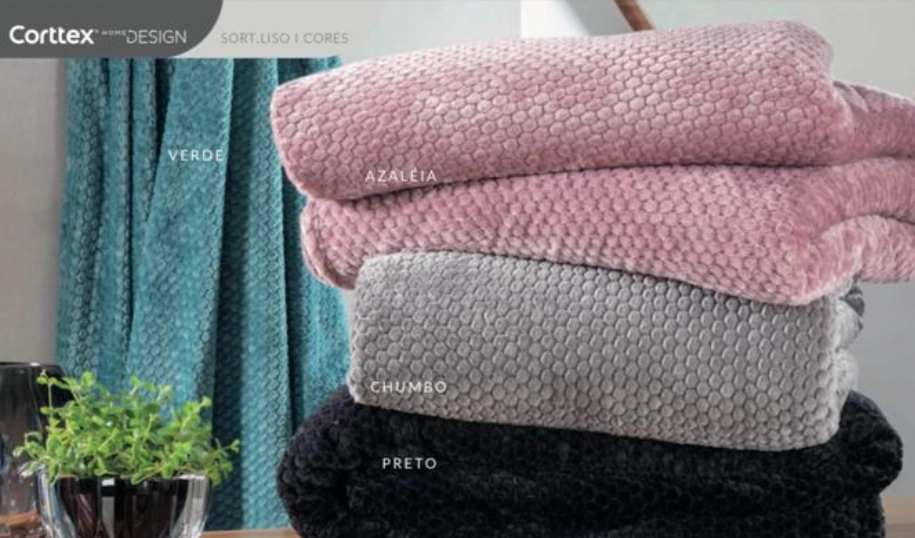 Cobertor Lugano Solteiro Liso Sort1 150x200cm 751.0017.3714 Fatex