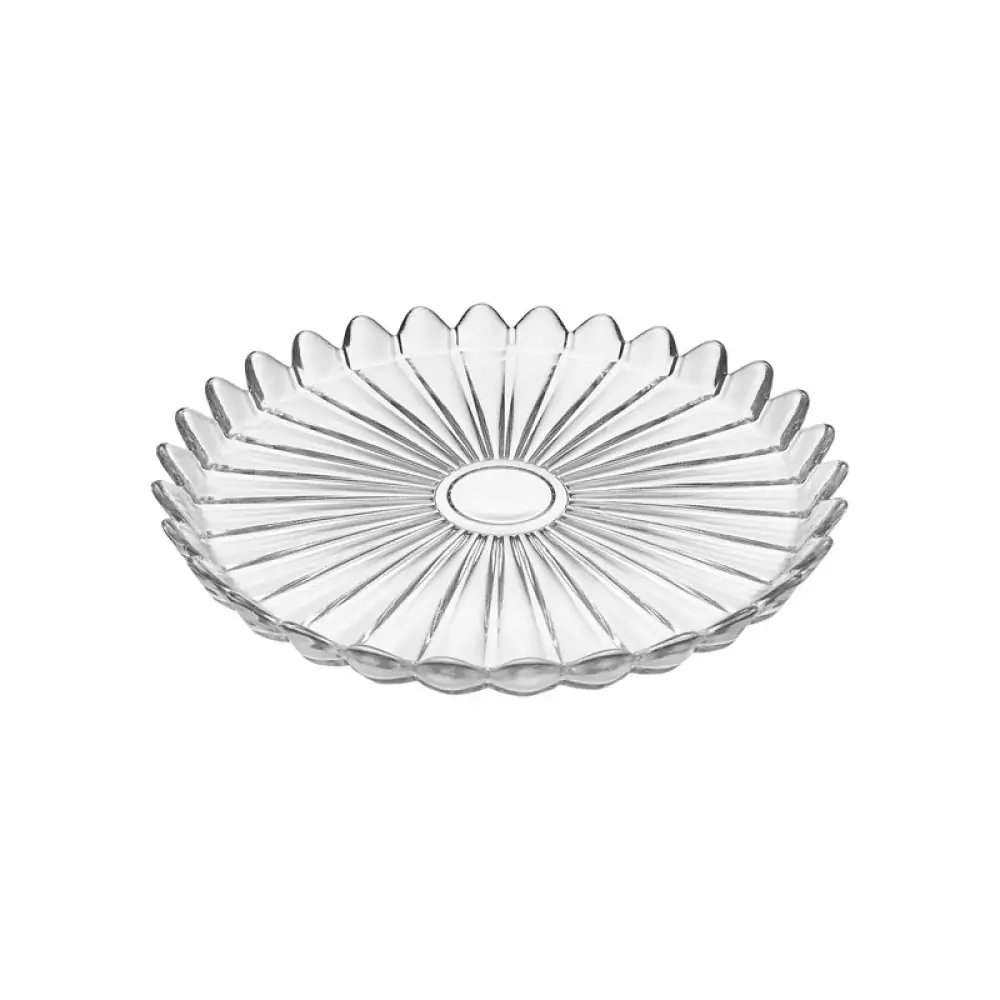 Prato Petalas De Jasmin Vidro Ref.2420 Vitazza