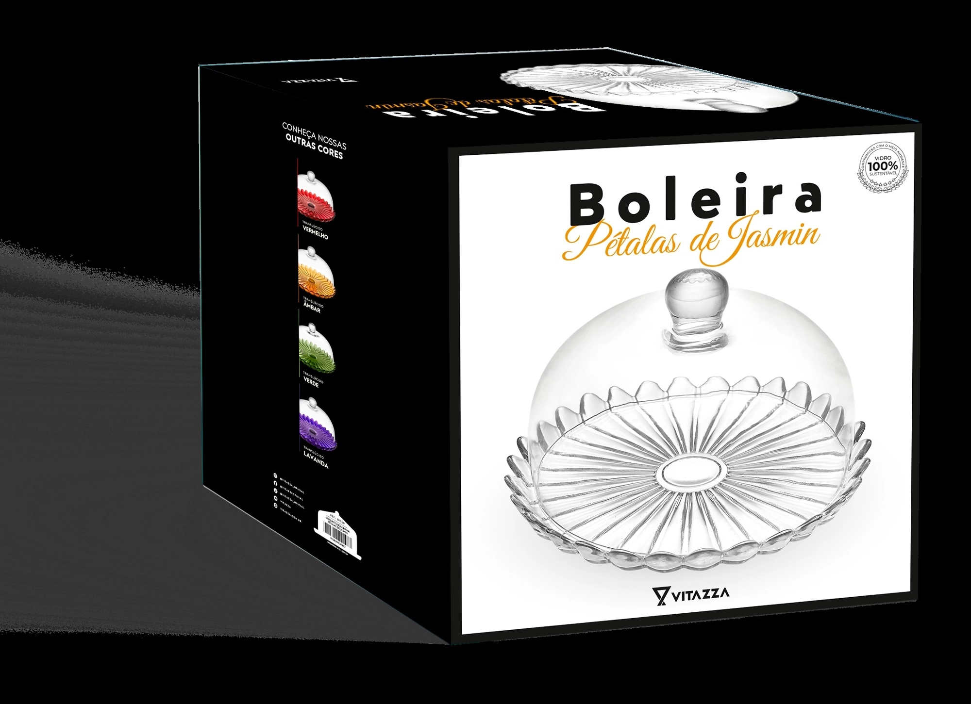 Boleirinha Petalas Jasmim Natural Cx Presente Black B1720 Vitzza