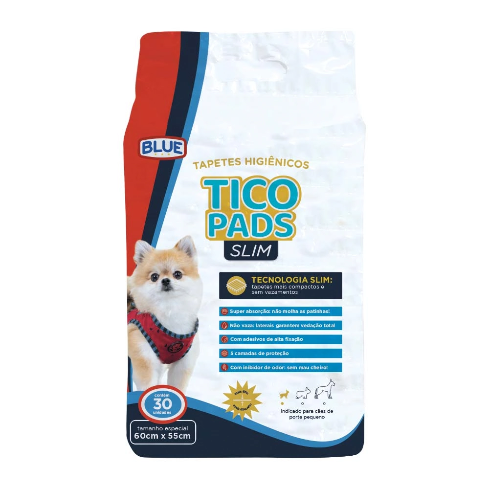 Tapete Higienico Tico Pads Adulto 30un Pp160 Multilaser