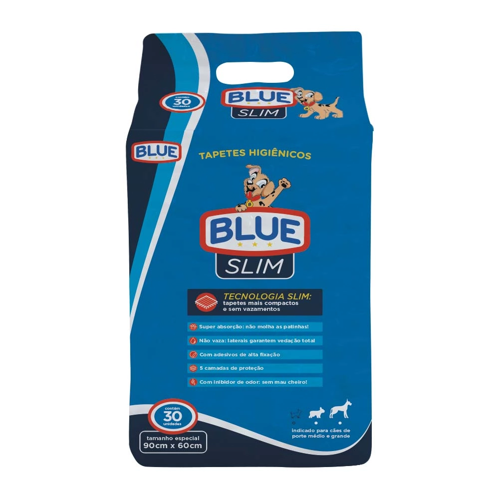 Tapete Higienico Blue Premium Pads Pp161 Multilaser