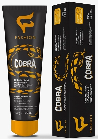 Cr P/ Massagem Fashion 150g Veneno De Cobra