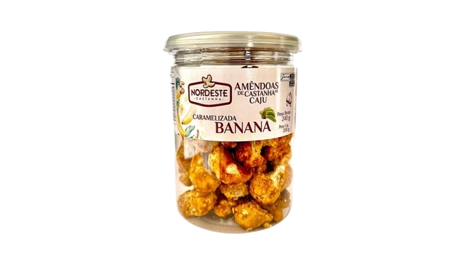 Castanha Caramel Nord Castanha 200g Banana Pote