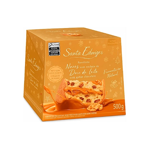 Panettone Santa Edwiges 500g Doce De Leite