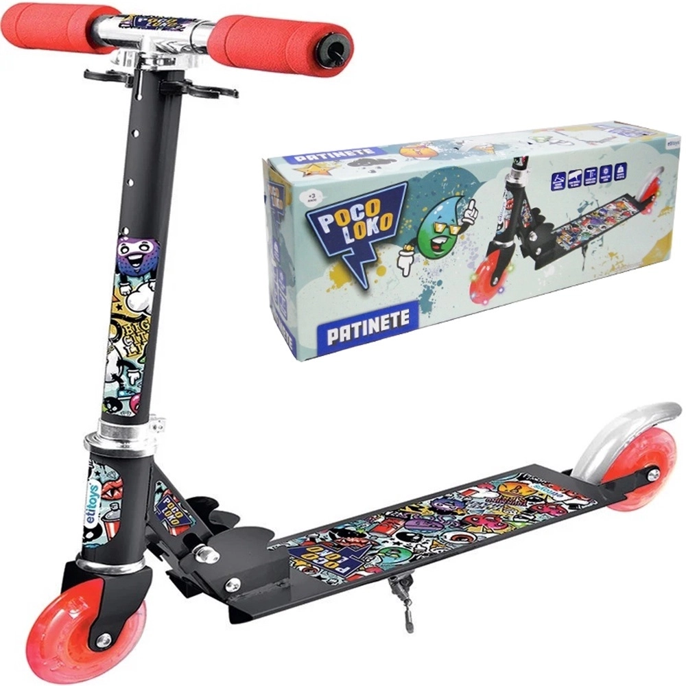 Patinete 2 Rodas Ajust Dobravel/bq 7007/etilux