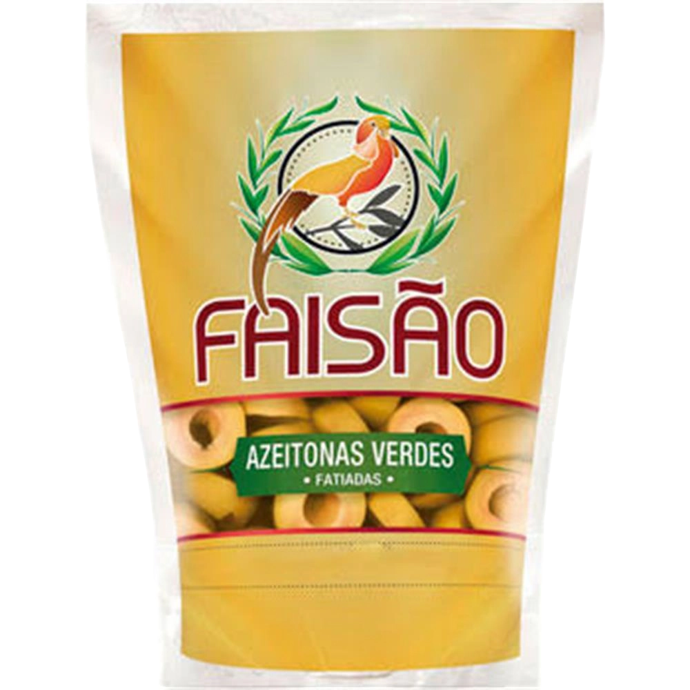 Azeitona Verde Faisao Fatiada Sache 80g