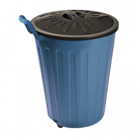 Lixeira C Tampa Rodas 100l Cf100r Color Toyplast
