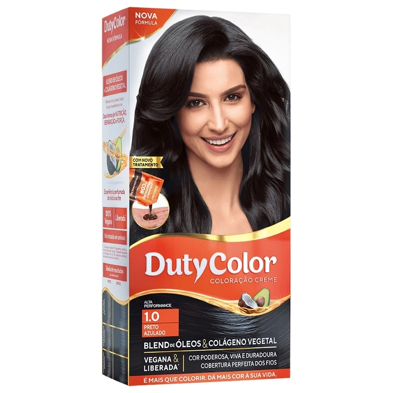 Kit Coloracao Duty Color 1.0 Preto A.