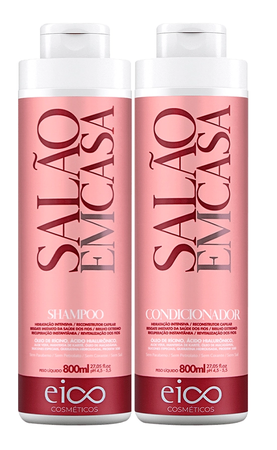 Kit Eico Sh Cond 800ml Salao Em Casa