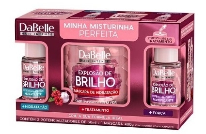 Kit Dabelle Sh 250ml Cond 400ml Explosao De Brilho 1un