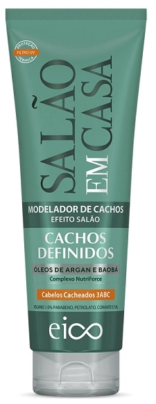 Modelador De Cachos 3a 3b 3c Eico Salão Em Casa Cachos Definidos Bisnaga 250ml