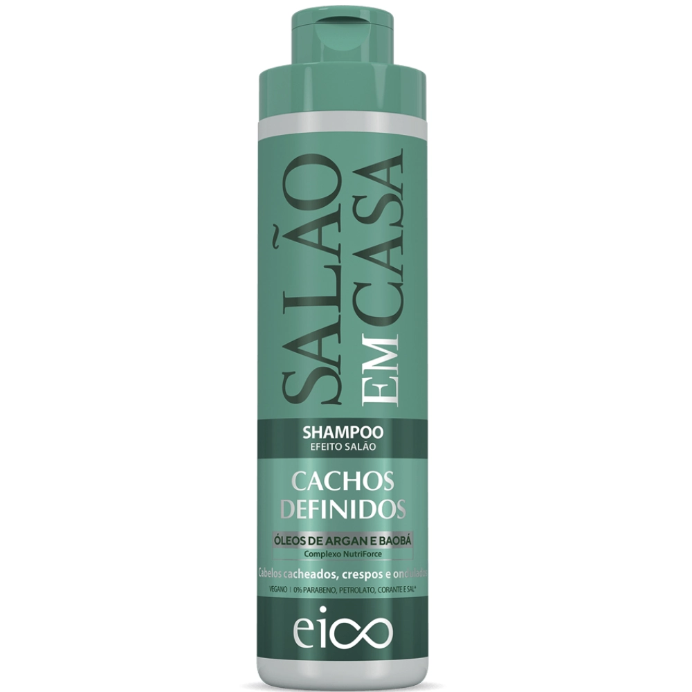 Shampoo Eico Salao Em Casa Cachos Definidos 800ml