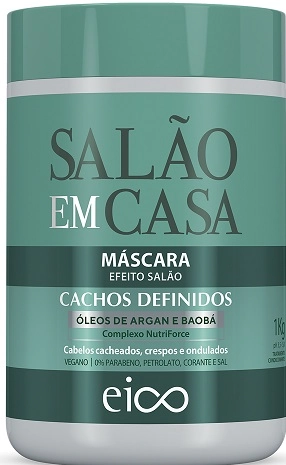 Creme/mascara De Tratamento Eico Salao Em Casa Cachos Definidos 1kg