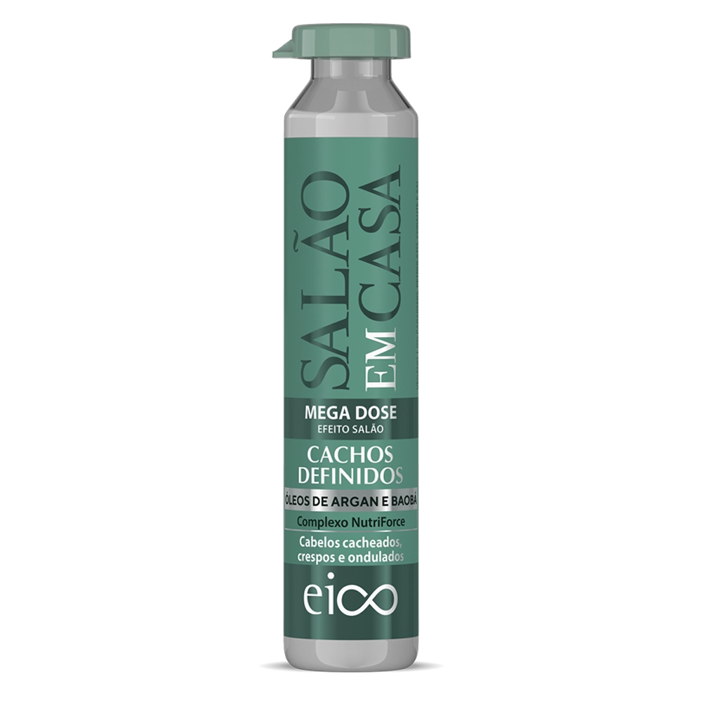 Ampola 45ml Salao Em Casa Cachos Definidos Eico