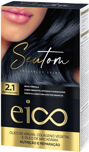Tint Eico Seu Tom Kit 2.1 Preto Azulado