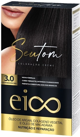 Tint Eico Seu Tom Kit 3.0 Castanho Escuro