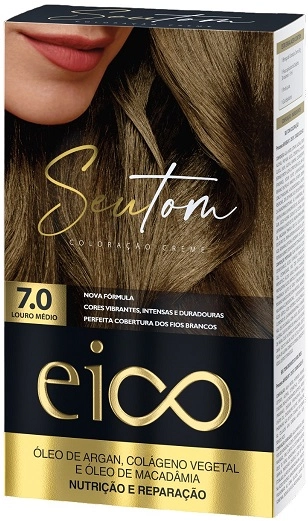Tint Eico Seu Tom Kit 7.0 Louro Medio